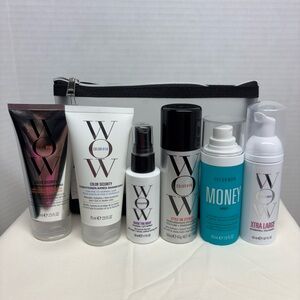 Color Wow Hair Styling Set - Black, White, Blue